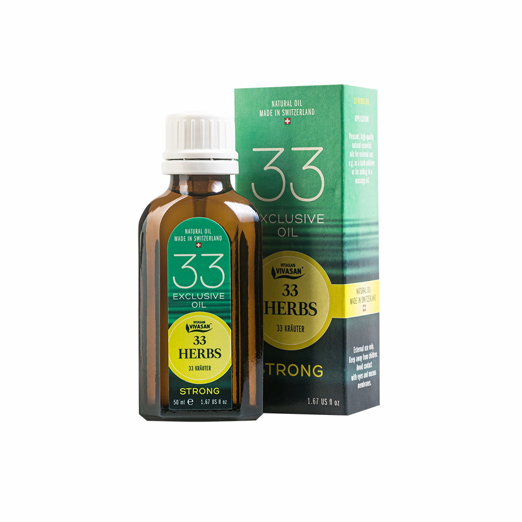 33 Yrtin voimakas eteerinen öljy - STRONG -50ml