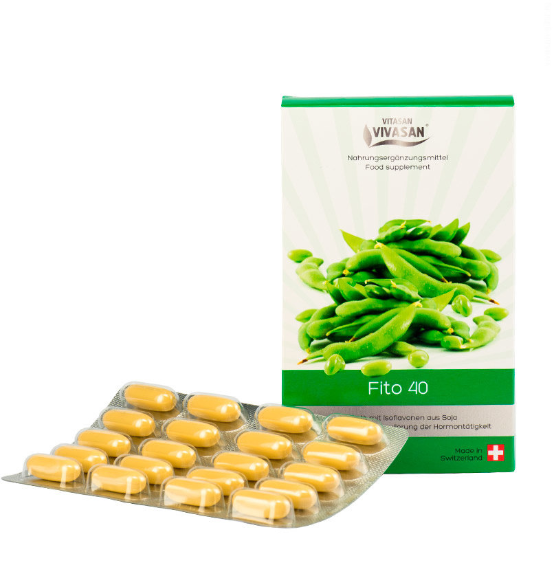 FITO-40 Soija - pellavaöljy - vitamiinivalmiste 60kpl 83,4g