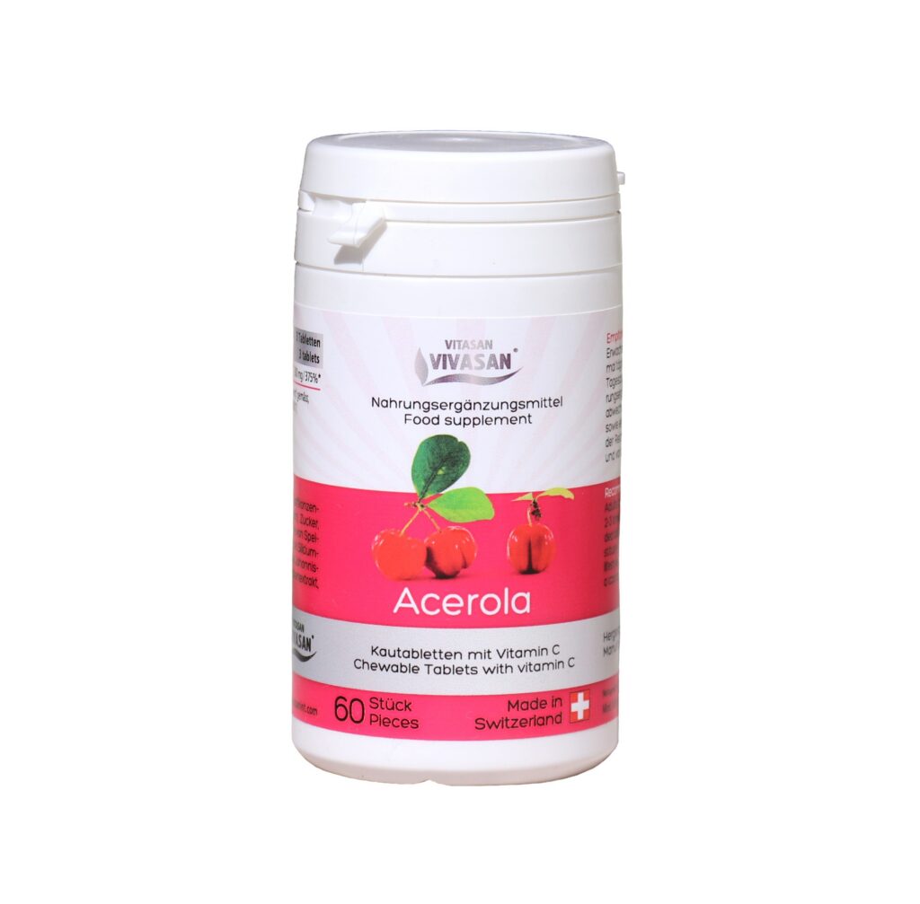 Acerola C - vitamiini tabletti - 60kpl (Evira Dnro:3283/0941/2012)