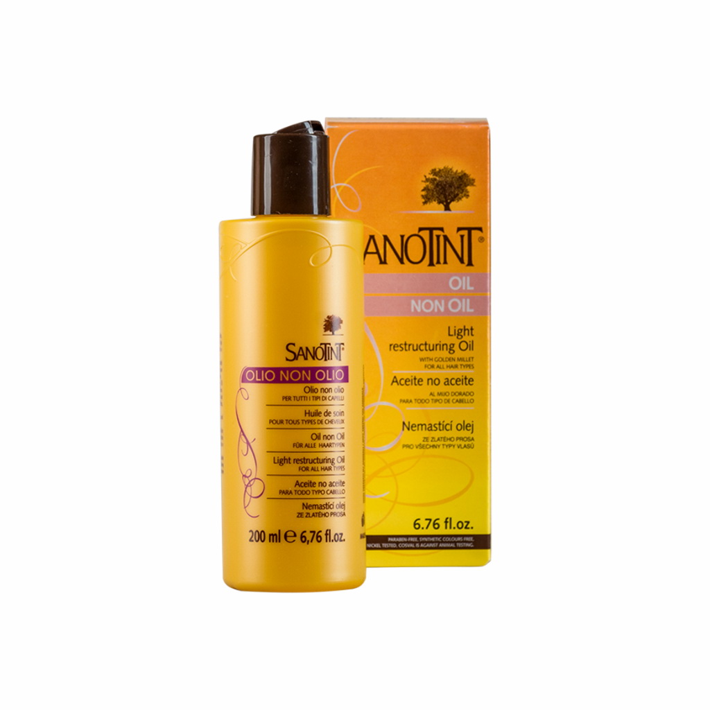 Sanotint hiusöljy "Oil non Oilo" (eteerinen sekä kookosöljy) - 200ml