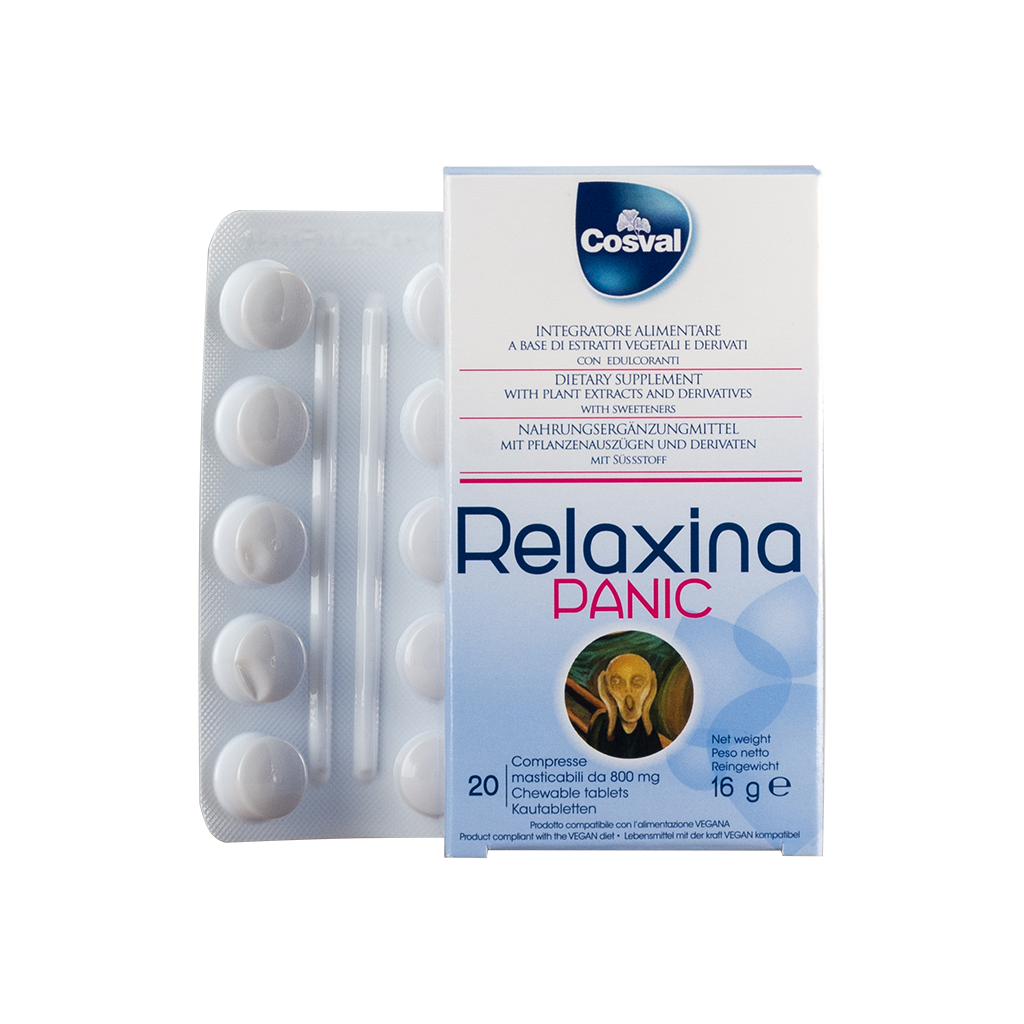Relaxina Panic - Rauhoittava valmiste tabletteina - 20kpl 16g