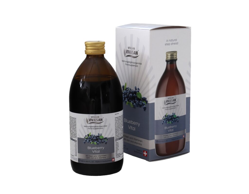 Mustikka vital juoma - Blueberry Vital - 500ml