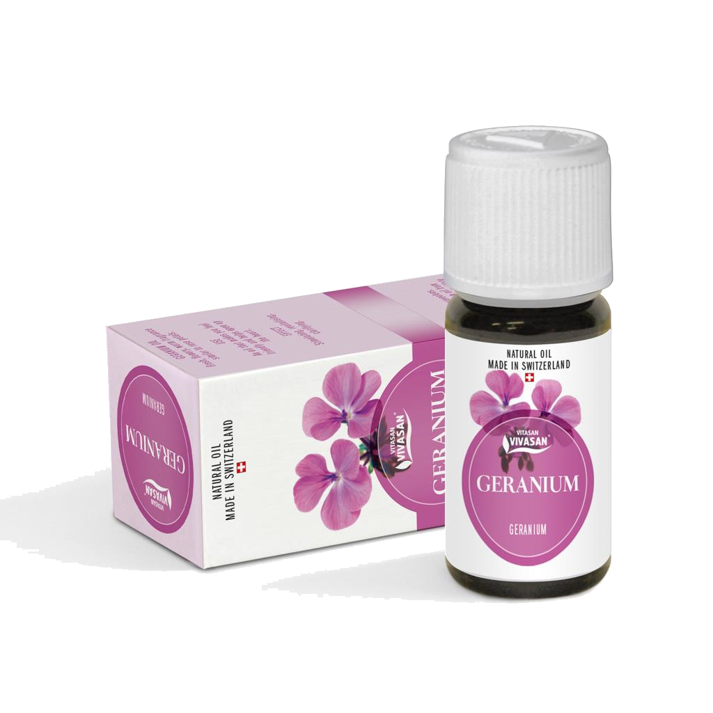Geraniumin eteerinen öljy (Pelargonium graveolens) - 10ml